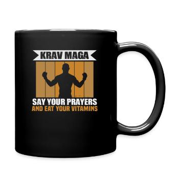 Krav Maga Kampfsport Krav Maga Trainer Krav Maga - Tasse einfarbig - Schwarz - Rechts