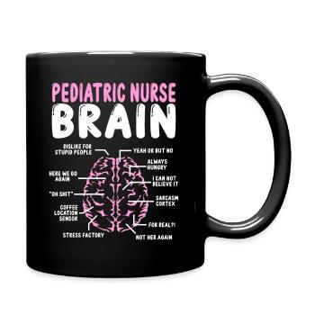 Pediatric Nurse Accessoires Pediatric Nursing - Tasse einfarbig - Schwarz - Rechts