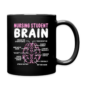 Nursing School Graduation Party Nursing Student - Full Colour Mug - black - Right