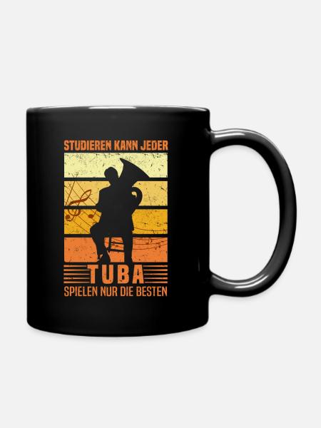 Tuba - Tasse einfarbig - Schwarz
