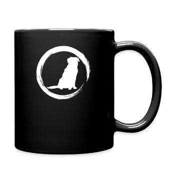 golden retriever - Full Colour Mug - black - Right