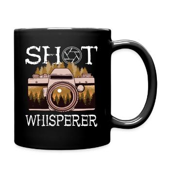 Shot Flüsterer Fotograf Kamera Fotografie Landscha - Tasse einfarbig - Schwarz - Rechts