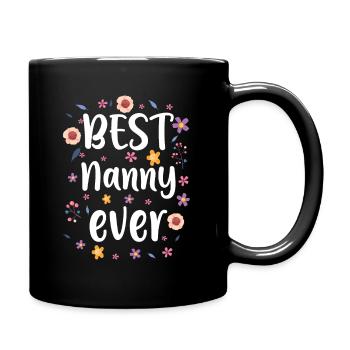Best Nanny Ever - Full Colour Mug - black - Right