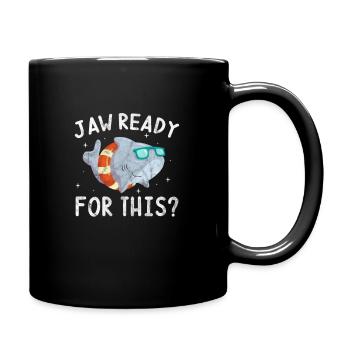 Requins Shark Ailerons de requin Shark Sea Gift - Mug uni - noir - Droite