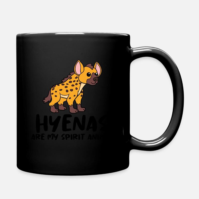 Hyäne - Tasse einfarbig - Schwarz