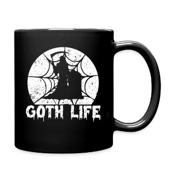Gothic Goth life - Full Colour Mug - black - Right