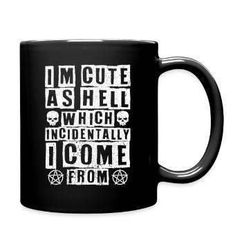 Gothic gifts - Full Colour Mug - black - Right
