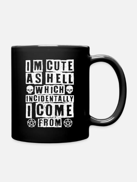 Gothic gifts - Full Colour Mug - black