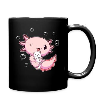 Kawaii Axolotl Pun Cat Lover Cadeau - Mug uni - noir - Droite