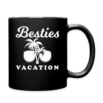 Besties Vacation Best Friends Trip graphique - Mug uni - noir - Droite