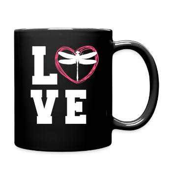 Dragonfly Tshirt For Women - Tasse einfarbig - Schwarz - Rechts