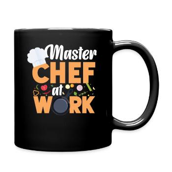 Cooking Cook Kitchen Chef Master - Tasse einfarbig - Schwarz - Rechts