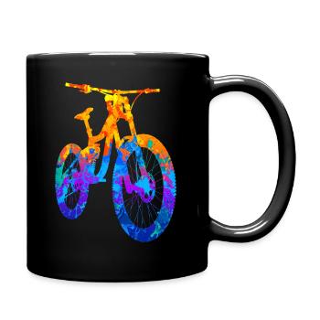 VTT VTT VTT Descente - Mug uni - noir - Droite