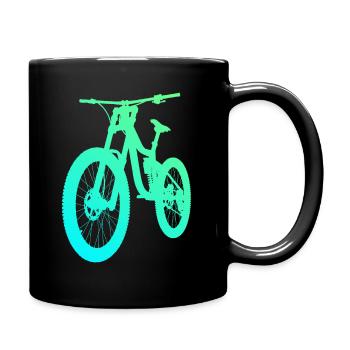 VTT VTT VTT Descente - Mug uni - noir - Droite