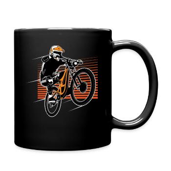 VTT VTT VTT Descente - Mug uni - noir - Droite