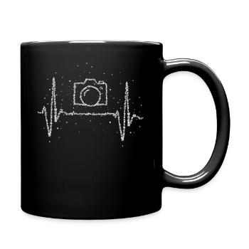 Photographer Photographer Heartbeat Camera - Full Colour Mug - black - Right