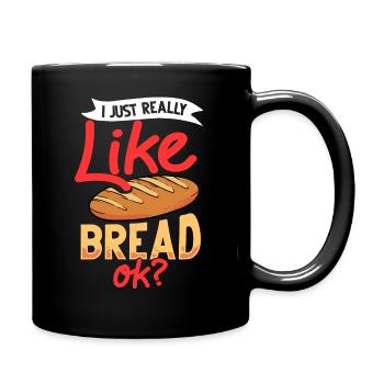 Bread Baker Baking Bread Baker Beginner - Full Colour Mug - black - Right