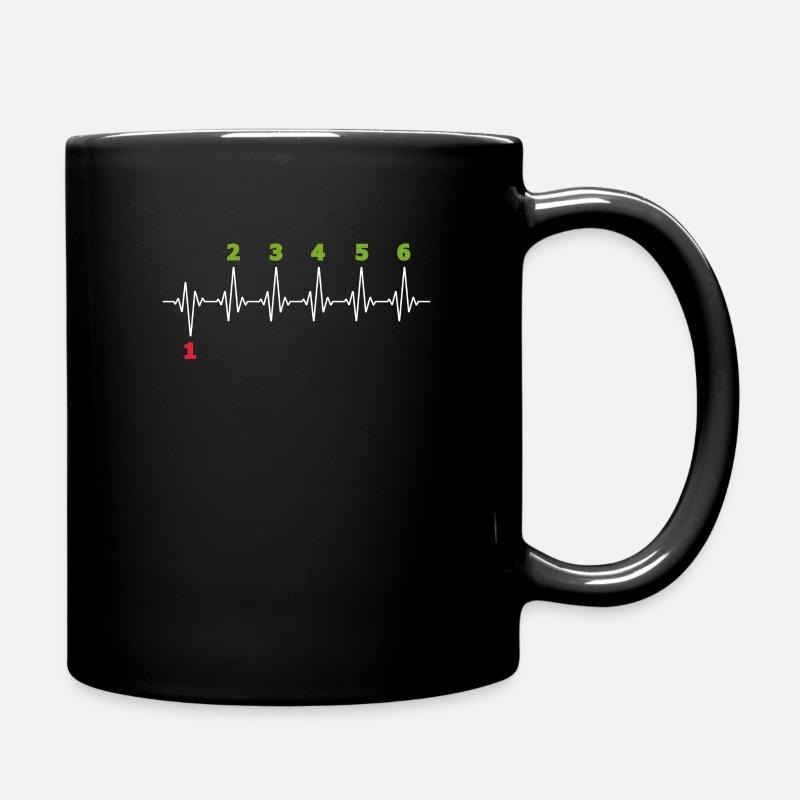 Biker - Tasse einfarbig - Schwarz