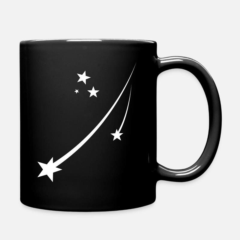 Sterne - Tasse einfarbig - Schwarz