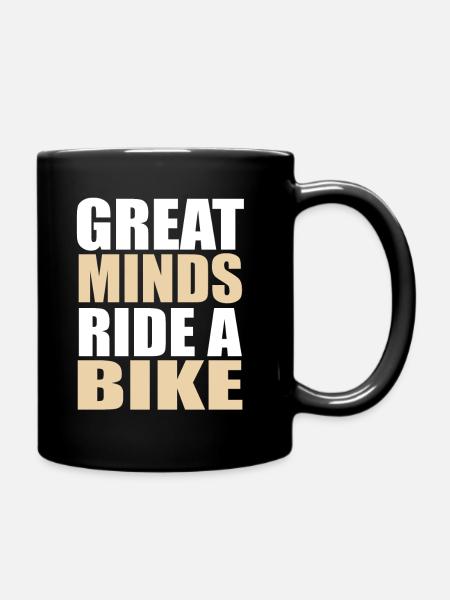 Fahrrad - Tasse einfarbig - Schwarz