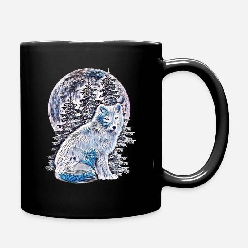Polarfuchs - Tasse einfarbig - Schwarz