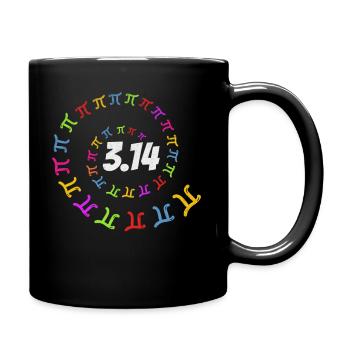 Pi Day 3.14 Pi Mathe Pi Zahl Pi Spiral Pi Day 2022 - Tasse einfarbig - Schwarz - Rechts