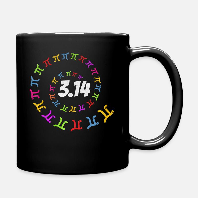 Pi Jour 3.14 Pi Math Pi Nombre Pi Spirale Pi Jour 2022 - Mug uni - noir