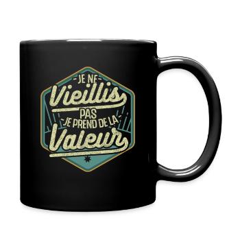 Je Vieilli pas humour homme Drôle Papa - Mug uni - noir - Droite