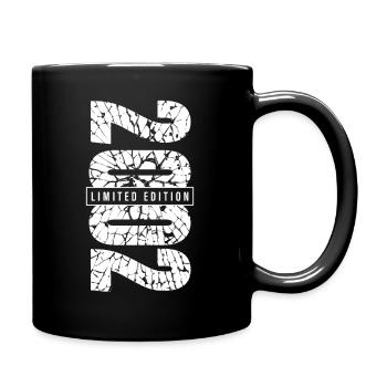 2002 Limited Edition Geburtsjahr 2002 Grunge Deko - Tasse einfarbig - Schwarz - Rechts
