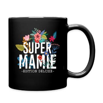 Super Mamie Annonce de Grossesse, - Mug uni - noir - Droite