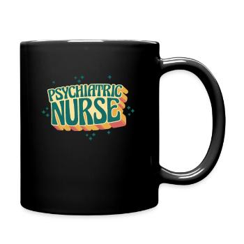 Infirmier psychiatrique PMHN - Mug uni - noir - Droite