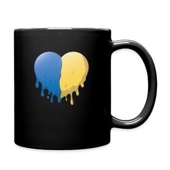 Drapeau ukrainien Shirs ukrainiens Cadeau - Mug uni - noir - Droite