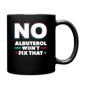 Funny Respiratory Therapist Respiratory Therapy - Full Colour Mug - black - Right