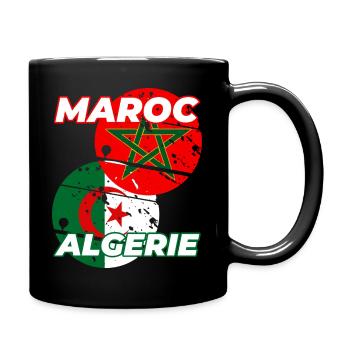 Morocco Algeria - Full Colour Mug - black - Right