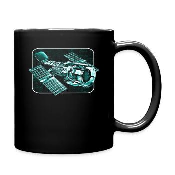 Hubble Space Telescope - Full Colour Mug - black - Right