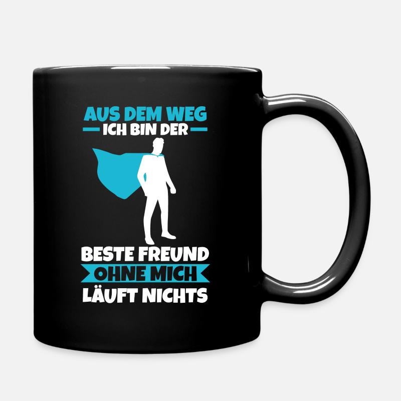 Bester Freund - Tasse einfarbig - Schwarz