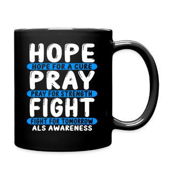 AS Ribbon AS Medicine AS Treatment Survivor - Full Colour Mug - black - Right