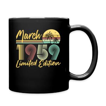 Mars 1959 Édition limitée - Mug uni - noir - Droite