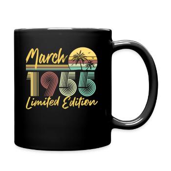 Mars 1955 Édition limitée - Mug uni - noir - Droite