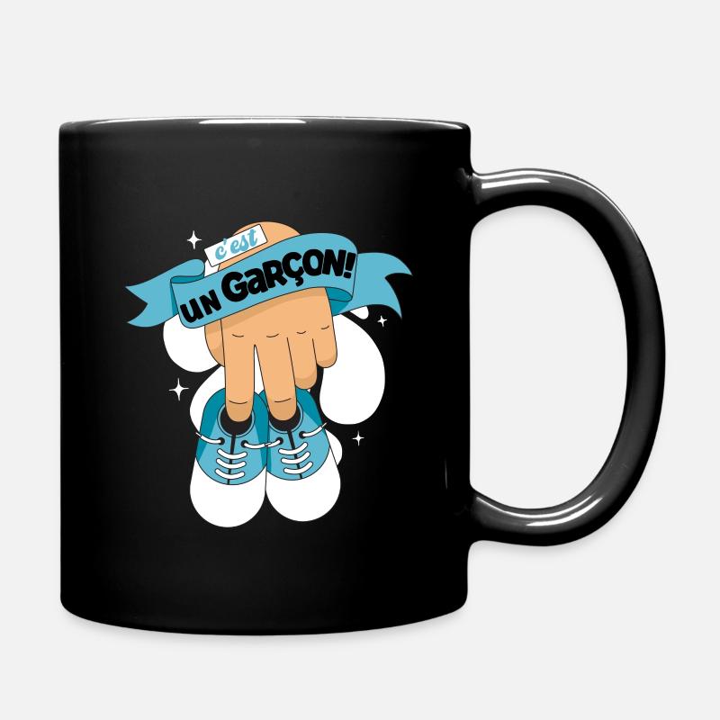 Garçon, Bébé Anonce de grossesse - Mug uni - noir