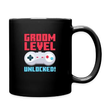 Junggesellenabschied - Tasse einfarbig - Schwarz - Rechts
