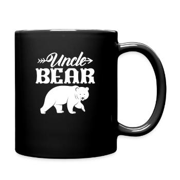 Oncle Ours Nièce Neveu Famille Frère Cadeau - Mug uni - noir - Droite