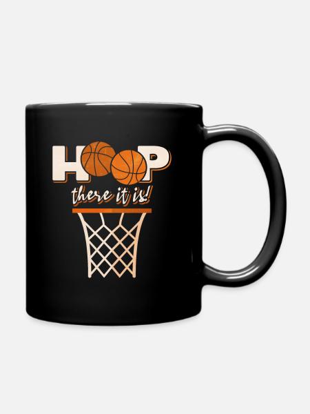 Basketballkorb - Tasse einfarbig - Schwarz
