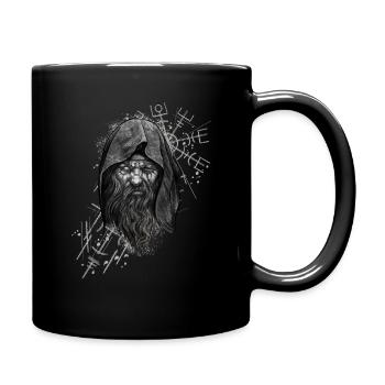 Vegvisir Odin avec Hugin et Munin - Vikings - Mug uni - noir - Droite