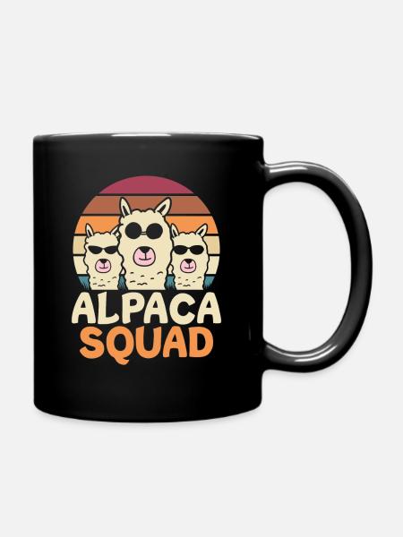 Escouade Alpaga - Mug uni - noir