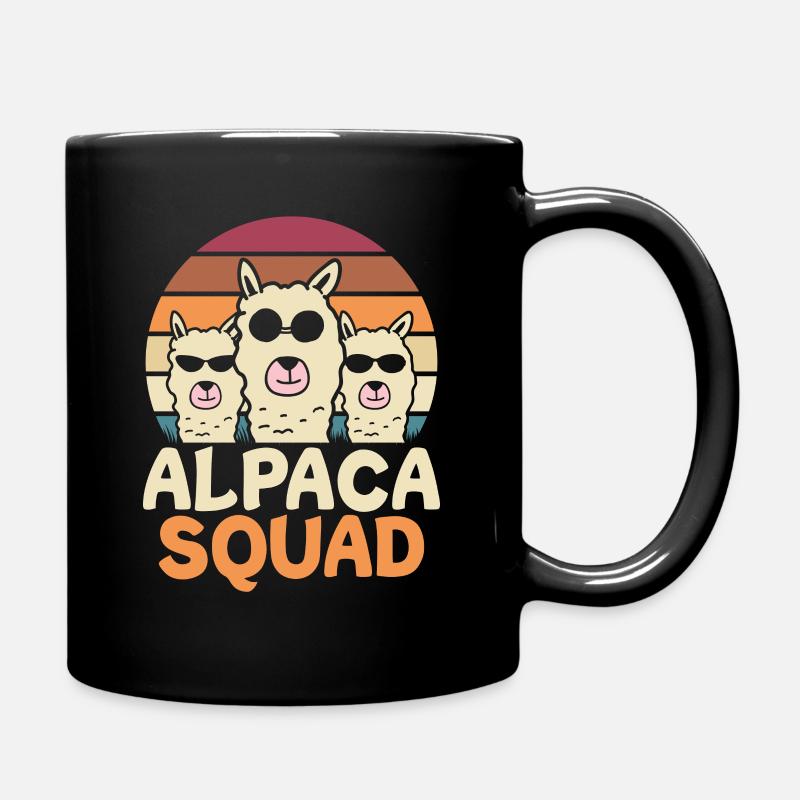 Escouade Alpaga - Mug uni - noir