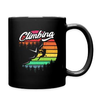 Grimper - Mug uni - noir - Droite