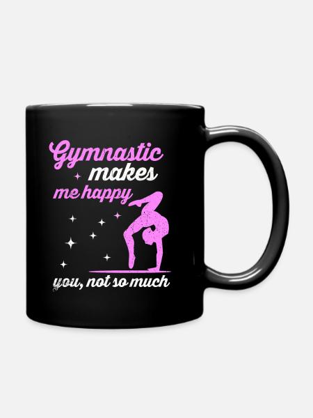 Gymnastik - Tasse einfarbig - Schwarz