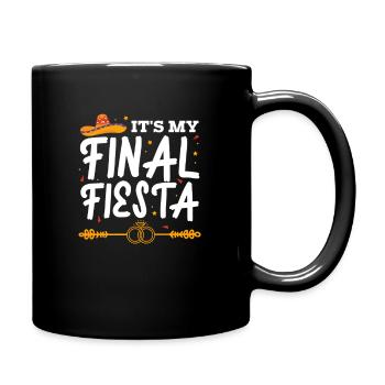 Junggesellenabschied - Tasse einfarbig - Schwarz - Rechts