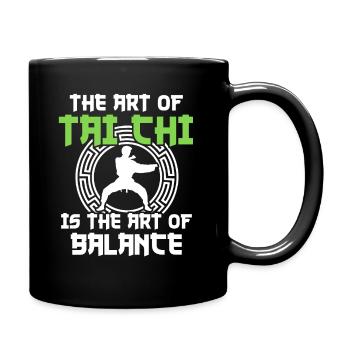 Tai Chi Martial Arts - Full Colour Mug - black - Right